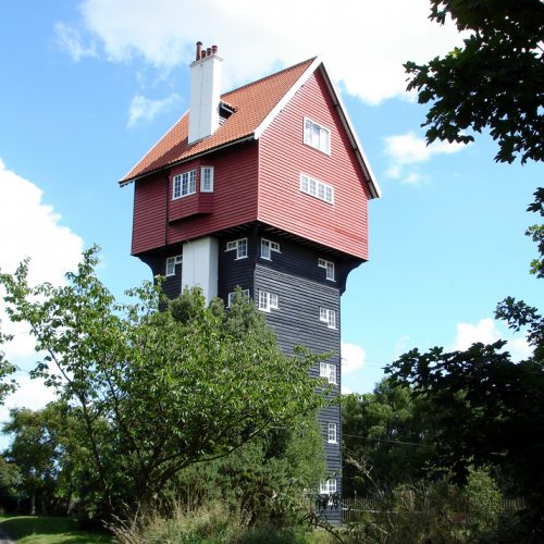 The House in the Clouds water tower